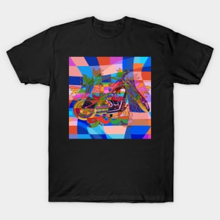 Portuguese Abstract Biker Art T-Shirt